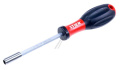 Stier Universal Holder For Bits - Bitholder Bit Holder With Kraftform Handle And Permanent Magnet 1-4" 6 3mm Hex Drive - 902142